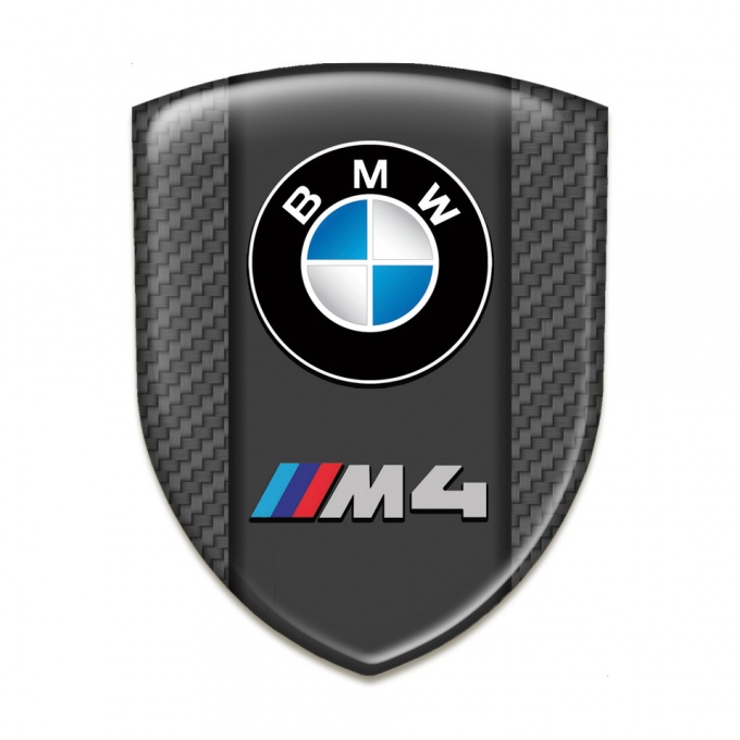 BMW M4 Domed Emblem Premium Quality Carbon Design 