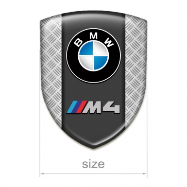 BMW M4 Resin Sticker Mesh Effect Design 