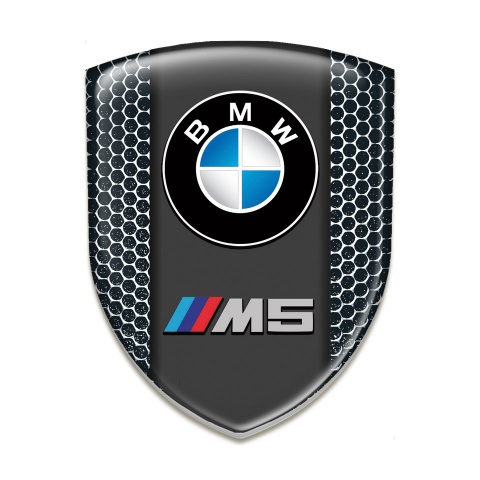 BMW M5 Auto Emblem Perforated Steel Version 