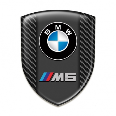 BMW M5 Logo Emblem Stylish Black carbon Version 