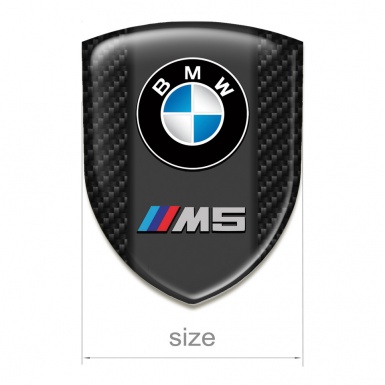 BMW M5 Resin Sticker Dark Carbon Version 