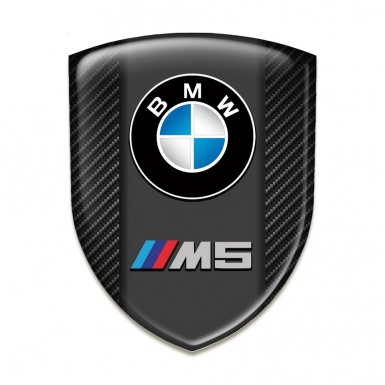 BMW M5 Emblem Exterior Black Fibers Design 