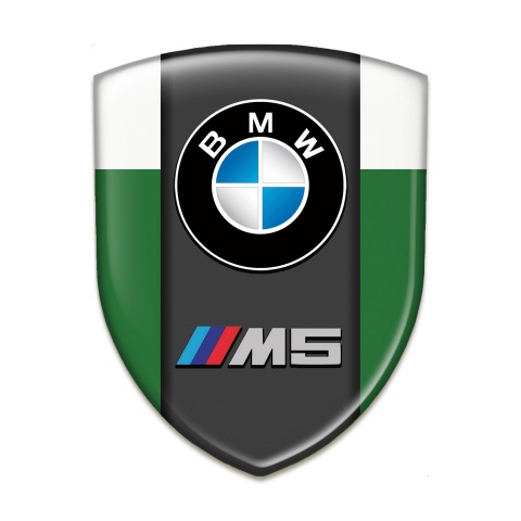 BMW M5 Auto Emblem Green White Version 