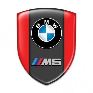 BMW M5 Tuning Emblem Red Version 