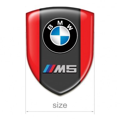 BMW M5 Tuning Emblem Red Version 
