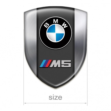 BMW M5 Domed Emblem Metallic effect Version 