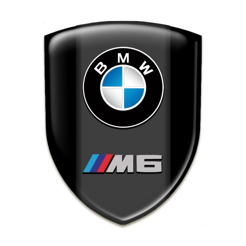 BMW M6 Domed Emblem Stylish Black Style 