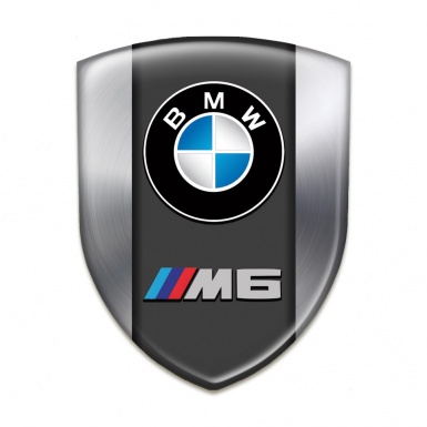 BMW M6 Silicone Emblem High End Metallic Effect 