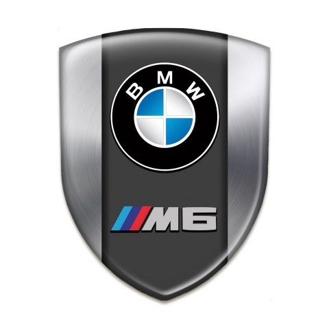 BMW M6 Silicone Emblem High End Metallic Effect 