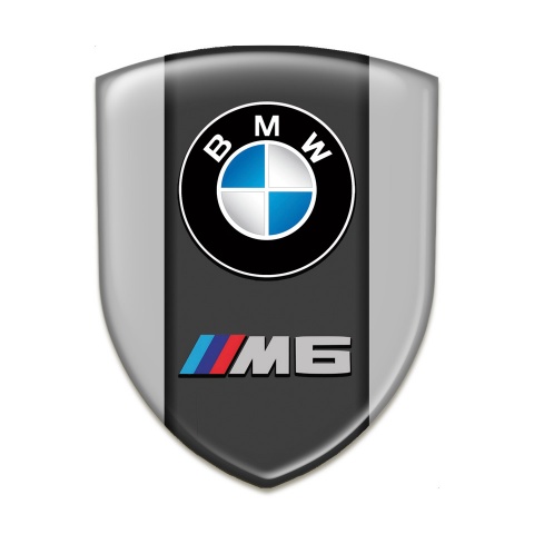 BMW M6 Resin Sticker High Quality  Grey Version 