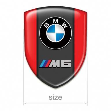 BMW M6 Emblem Exterior Stylish Red Version 