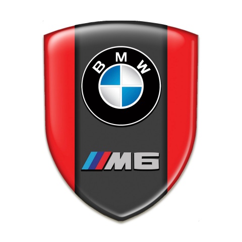 BMW M6 Emblem Exterior Stylish Red Version 