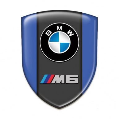 BMW M6 Emblem Interior Blue Style 