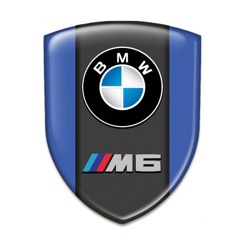 BMW M6 Emblem Interior Blue Style 