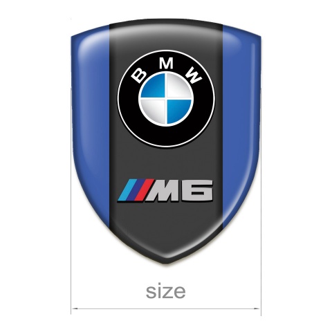 BMW M6 Emblem Interior Blue Style 