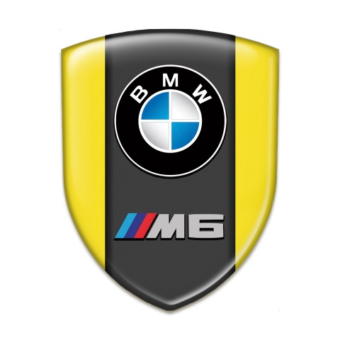 BMW M6 Tuning Emblem Racing Edition Yellow Style 