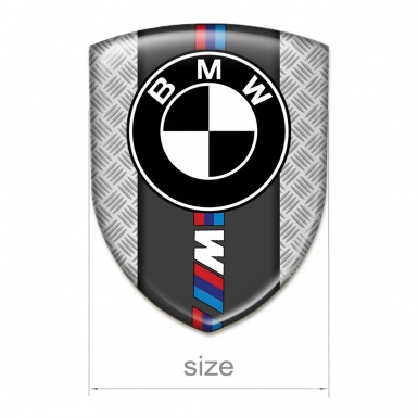 BMW M6 Auto Emblem Mesh Effect base Black white Logo 