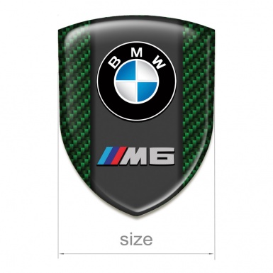 BMW M6 Domed Emblem Green Carbon Variant 