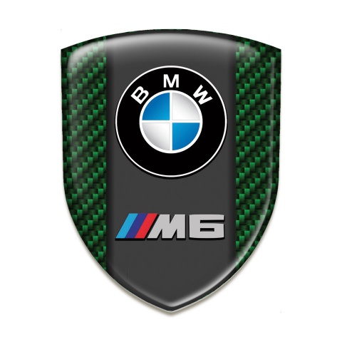 BMW M6 Domed Emblem Green Carbon Variant 