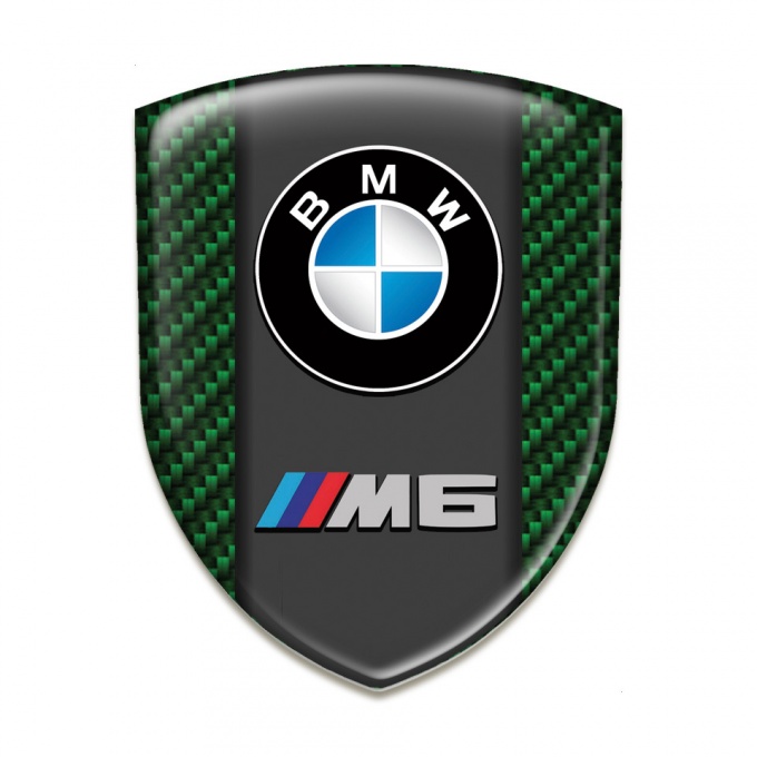 BMW M6 Domed Emblem Green Carbon Variant 