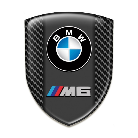 BMW M6 Emblem Exterior Black Carbon variant 