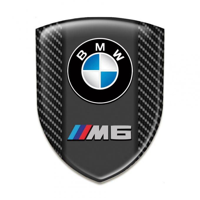 BMW M6 Emblem Exterior Black Carbon variant 