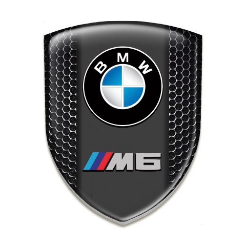 BMW M6 Emblem Interior Black Honeycomb variant 