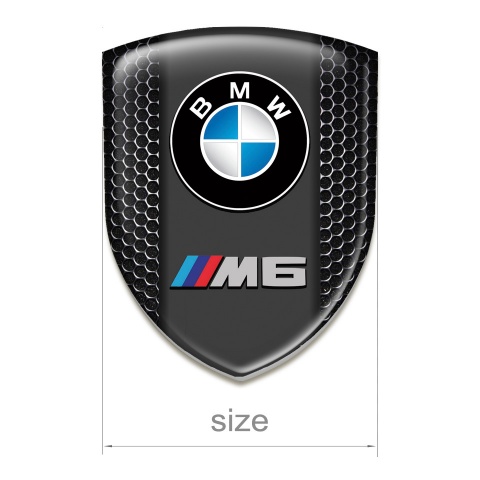 BMW M6 Emblem Interior Black Honeycomb variant 