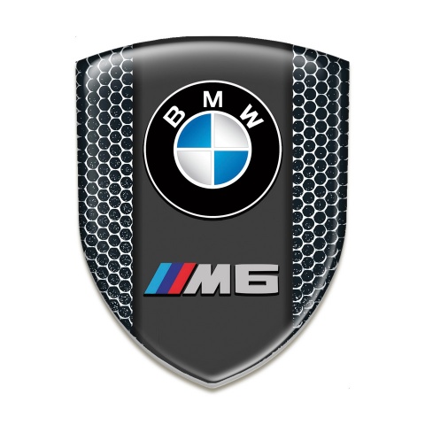 BMW M6 Tuning Emblem Perforated Steel Variant 