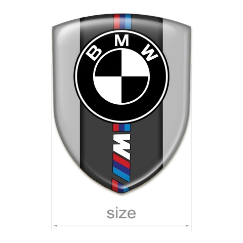 BMW Silicone Badge High End Grey Print M Power Edition 