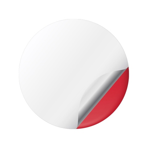 Porsche Wheel Center Emblems Designer Red Edition