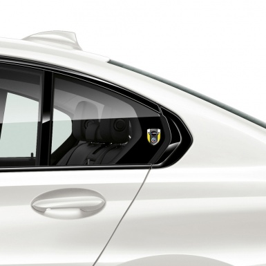 BMW M5 Tuning Emblem Yellow White Style 