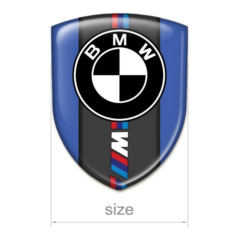 BMW Self Adhesive Emblem Logo Blue Base M Power Edition 