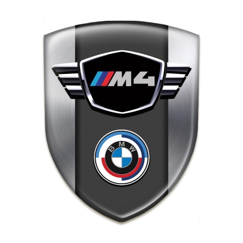 BMW M4 Silicone Emblem Metallic Best Design 