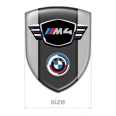 BMW M4 Resin Sticker Grey Best Design 