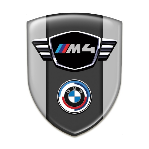 BMW M4 Resin Sticker Grey Best Design 