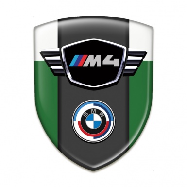 BMW M4 Car Interior Badge Green White Best Design 