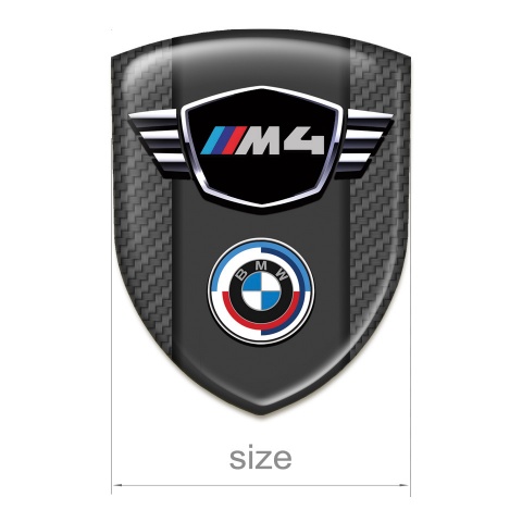 BMW M4 Domed Emblem Premium Quality Carbon Variant 