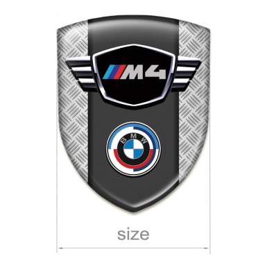 BMW M4 Silicone Emblem Mesh effect Type 