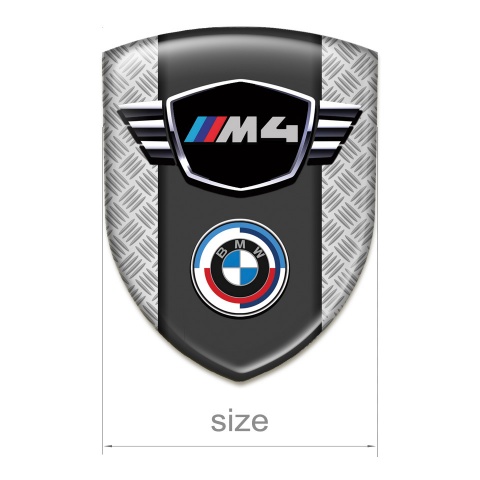 BMW M4 Silicone Emblem Mesh effect Type 