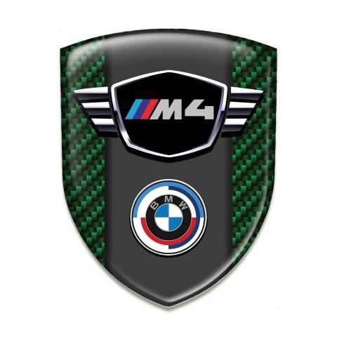BMW M4 Emblem Exterior Green Carbon Type 