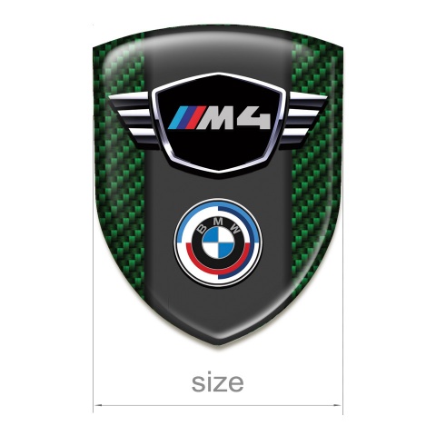 BMW M4 Emblem Exterior Green Carbon Type 