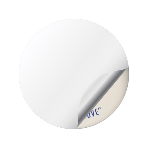 Subaru Wheel Emblems Center Cap Gradient Creme White