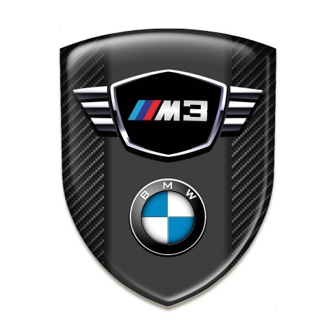 BMW M3 Emblem Exterior Dark Carbon Type 