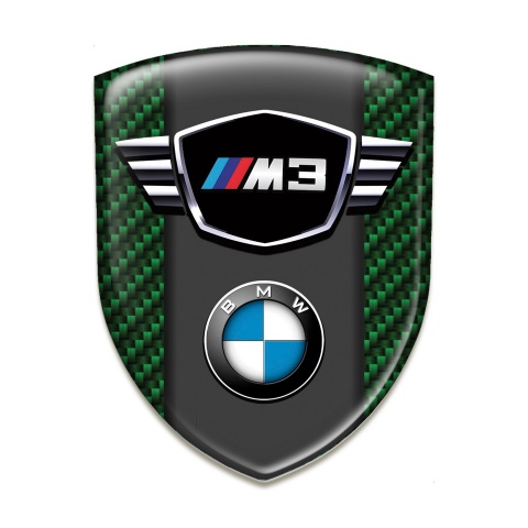 BMW M3 Emblem Interior Green Carbon Type 