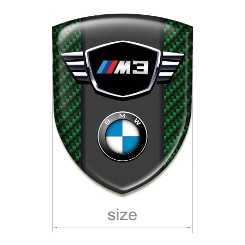 BMW M3 Emblem Interior Green Carbon Type 