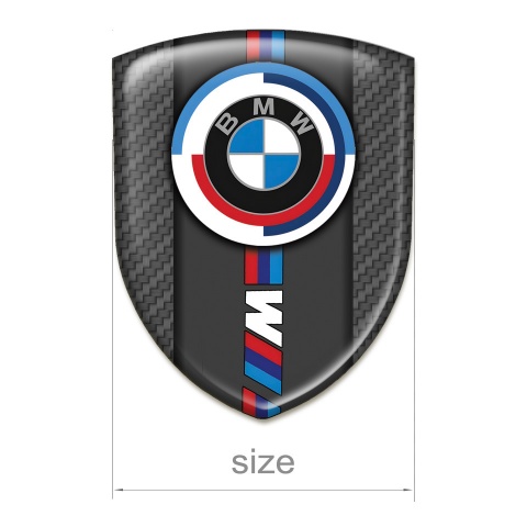 BMW 3D Gel Emblem Garbon Base M Power Style 