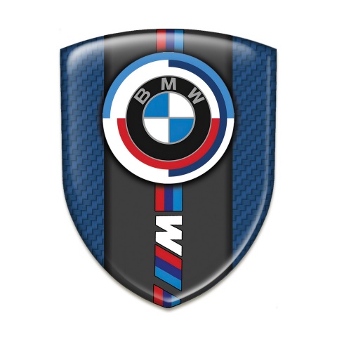 BMW M Power Emblem Exterior Navy Blue Carbon Edition 