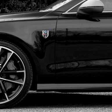 BMW M Power Tuning Emblem Premium Quality Grey Edition 