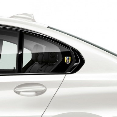 BMW M Power Car Interior Badge Yellow Edition 